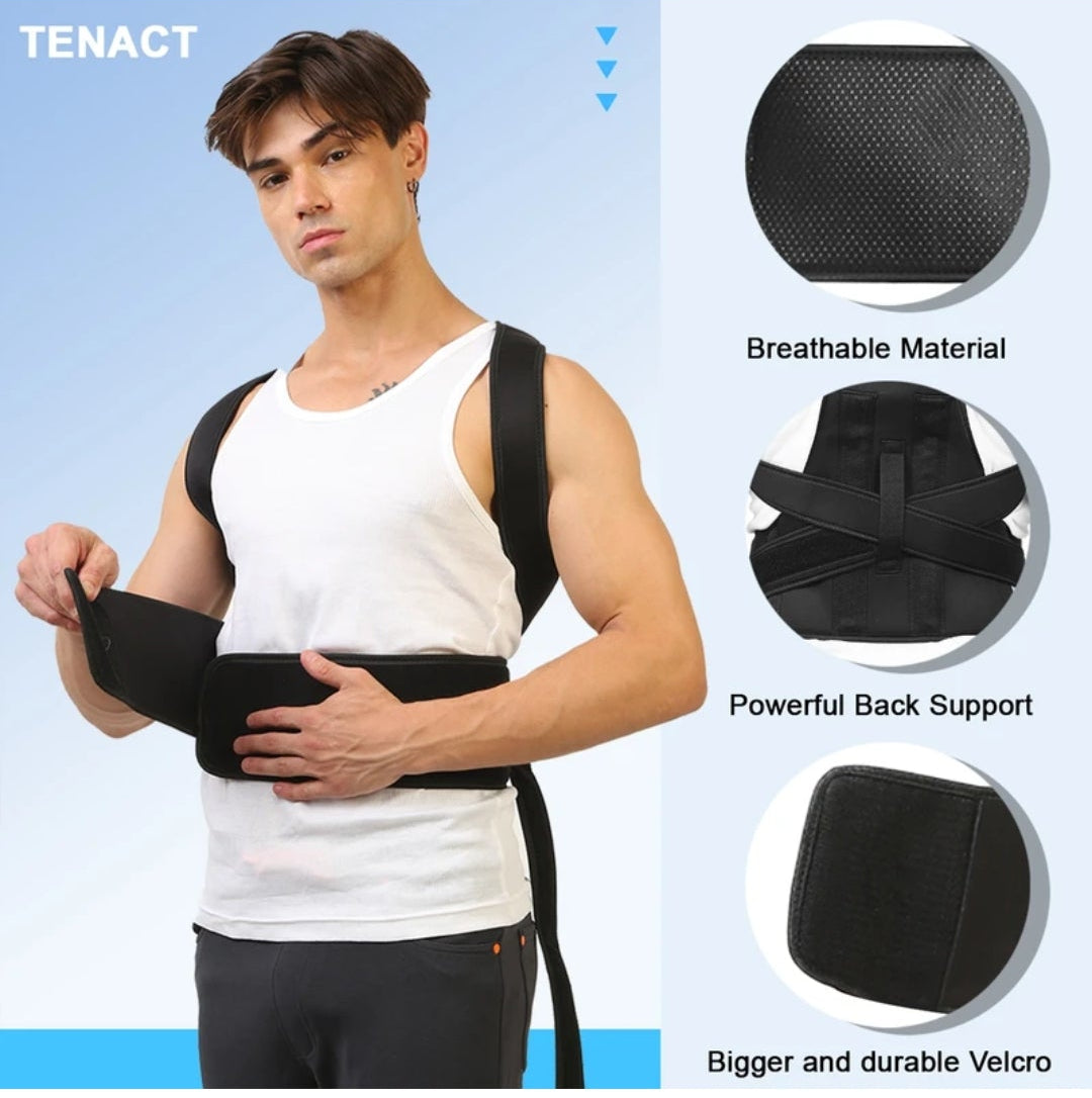 Posture Corrector Free Size Designed to provide exceptional Back Straight And Shoulder Support Belt