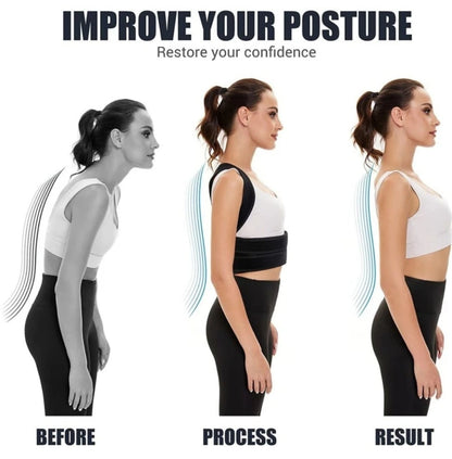 Posture Corrector Free Size Designed to provide exceptional Back Straight And Shoulder Support Belt